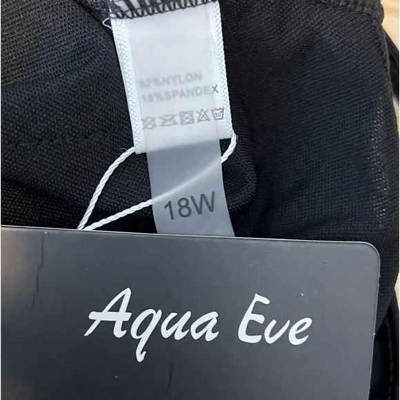 Aqua Eve Black Swimsuit - Picture 7 of 9